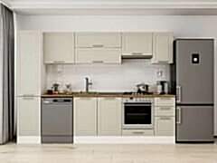 Alvinka 285X210 Cm Klasik Mebran Mutfak Dolabı Mb-E80B45S40-1 Mebran | Kumtaşı - Suntalam