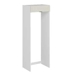 Alvinka Mutfak Modül Mbr_B 80-H222Cm Buz Dolabı Beyaz Kumtaşı Mdf