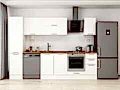 Alvinka 285X210 Cm Klasik Mebran Mutfak Dolabı Mb-E80B45S40-2 Mebran | Beyaz - Suntalam