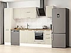 Alvinka 285X210 Cm Klasik Mebran Mutfak Dolabı Mb-E80B45S40-2 Mebran | Kumtaşı - Suntalam