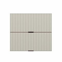 Alvinka Mutfak Modül Mbr_B Üst 2Yk1R 80-H72Cm Dolap Beyaz Kumtaşı Mdf