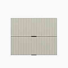 Alvinka Mutfak Modül Mbr_B Üst 2Yk1R 90-H72Cm Dolap Beyaz Kumtaşı Mdf