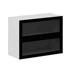 Alvinka Mutfak Modül Üst 2Yk1R 80-H60Cm Dolap Beyaz Alm Cam Suntalam