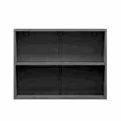 Alvinka Mutfak Modül Üst 2Yk1R 80-H60Cm Dolap Beyaz Alm Cam Suntalam