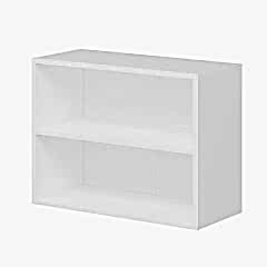 Alvinka Mutfak Modül Üst 2Yk1R 80-H60Cm Dolap Beyaz Alm Cam Suntalam