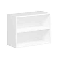 Alvinka Mutfak Modül Üst 2Yk1R 80-H60Cm Dolap Beyaz Alm Cam Mdf