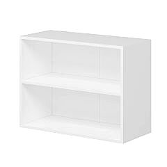 Alvinka Mutfak Modül Üst 2Yk1R 80-H60Cm Dolap Beyaz Alm Cam Mdf