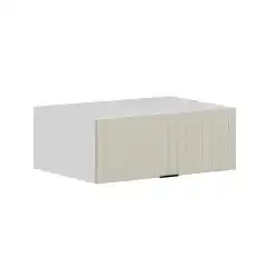 Alvinka Mutfak Modül Mbr_B Üst 1Yk 80-H30Cm Yuk Dolap Beyaz Kumtaşı Mdf