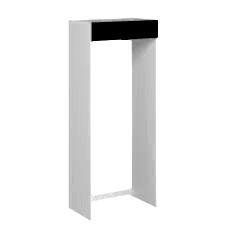 Alvinka Mutfak Modül Mbr_B 90-H222Cm Buz Dolabı Beyaz Antrasit Suntalam