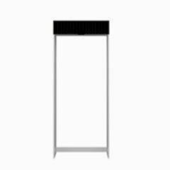 Alvinka Mutfak Modül Mbr_B 90-H222Cm Buz Dolabı Beyaz Antrasit Suntalam