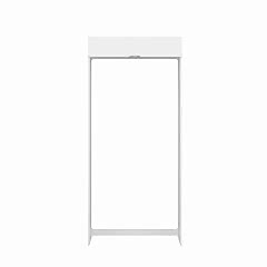 Alvinka Mutfak Modül Mbr_B 100-H222Cm Buz Dolabı Beyaz Beyaz Mdf