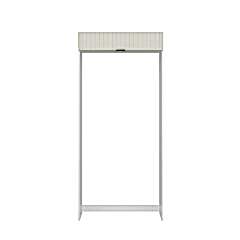 Alvinka Mutfak Modül Mbr_B 100-H222Cm Buz Dolabı Beyaz Kumtaşı Suntalam