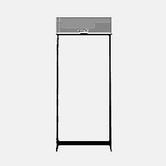 Alvinka Mutfak Modül Mbr_B 100-H240Cm Buz Dolabı Beyaz Beyaz Suntalam