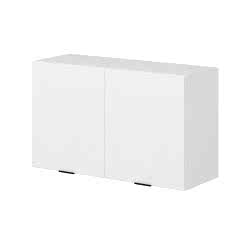 Alvinka Mutfak Modül Mbr_B Üst 2Dk1R 100-H60Cm Dolap Beyaz Beyaz Mdf