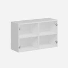 Alvinka Mutfak Modül Mbr_B Üst 2Dk1R 100-H60Cm Dolap Beyaz Kumtaşı Suntalam