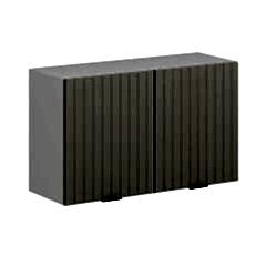 Alvinka Mutfak Modül Mbr_B Üst 2Dk1R 100-H60Cm Dolap Beyaz Kumtaşı Mdf