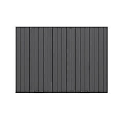 Alvinka Mutfak Modül Mbr_B Üst 2Dk1R 100-H72Cm Dolap Beyaz Antrasit Mdf