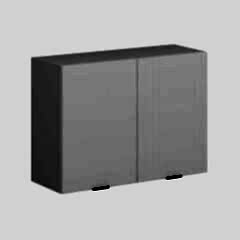 Alvinka Mutfak Modül Mbr_B Üst 2Dk1R 100-H72Cm Dolap Beyaz Beyaz Suntalam