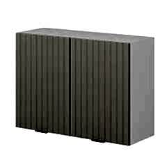 Alvinka Mutfak Modül Mbr_B Üst 2Dk1R 100-H72Cm Dolap Beyaz Kumtaşı Suntalam