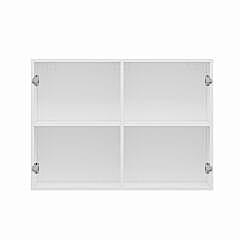 Alvinka Mutfak Modül Mbr_B Üst 2Dk1R 100-H72Cm Dolap Beyaz Kumtaşı Suntalam