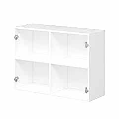 Alvinka Mutfak Modül Mbr_B Üst 2Dk1R 100-H72Cm Dolap Beyaz Kumtaşı Suntalam