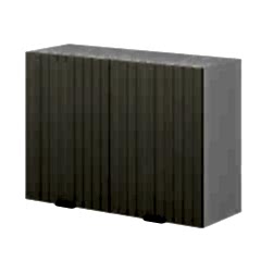 Alvinka Mutfak Modül Mbr_B Üst 2Dk1R 100-H72Cm Dolap Beyaz Kumtaşı Mdf