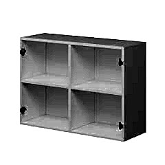 Alvinka Mutfak Modül Mbr_B Üst 2Dk1R 100-H72Cm Dolap Beyaz Kumtaşı Mdf