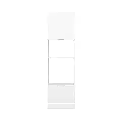 Alvinka Mutfak Modül Mbr_B 60-H210Cm Boy Ank Dolabı Beyaz Beyaz Mdf