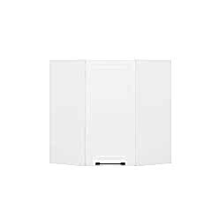 Alvinka Mutfak Modül Mbr_A Üst 1Dk1R 60-H72Cm Köşe Dolap Beyaz Beyaz Suntalam